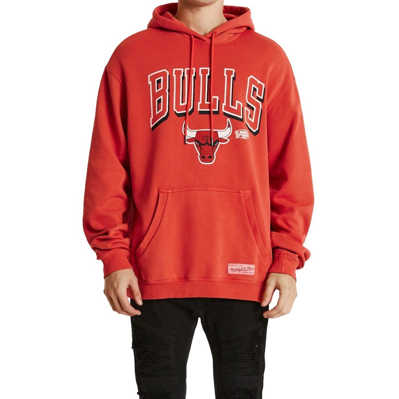  Mitchell and Ness Chicago Bulls NBA Backboard Jacket (Scarlet)  : Sports & Outdoors