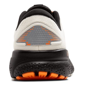 Brooks Ghost 16 - Mens Running Shoes - Ecru/Orange/Black