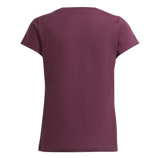 Adidas Essentials Big Logo Kids Girls T-Shirt - Victory Crimson/Halo Blush