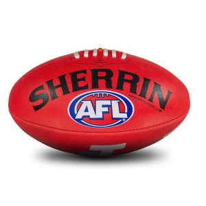 Sherrin Toyota 2020 AFL Finals Game Ball Replica Football - Size 5 - Red