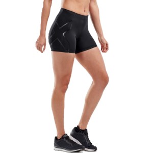 2XU 5 Inch Womens Compression Shorts - Black/Nero