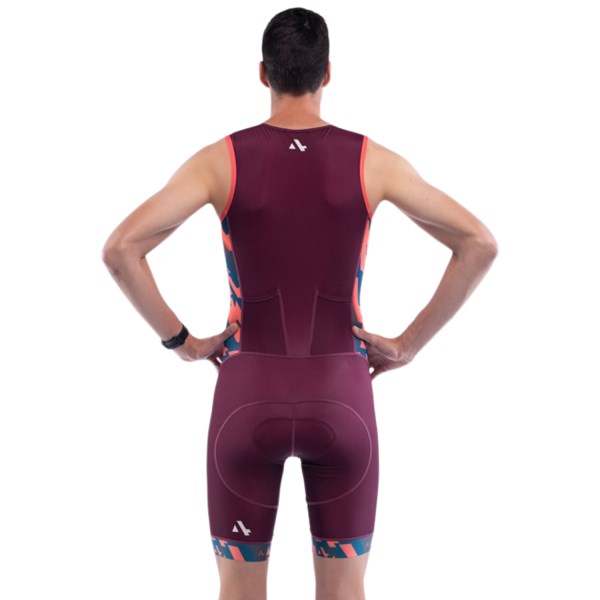 Sub4 Endurance Mens Triathlon Suit - Crimson