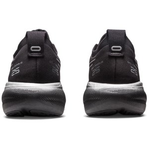 Asics Gel Nimbus 25 Platinum - Mens Running Shoes - Black/Pure Silver