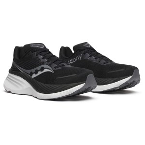 Saucony Hurricane 24 - Mens Running Shoes - Black/Carbon