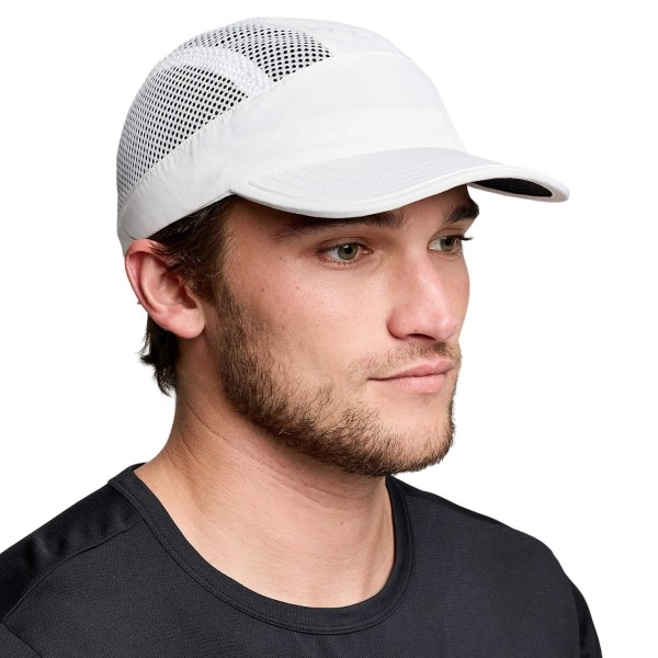 Saucony Outpace Foamie Running Cap - White Graphic