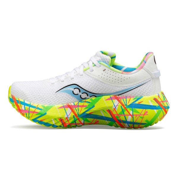 Saucony Kinvara Pro - Mens Running Shoes - White/Citron