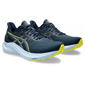 Asics GT-2000 12 - Mens Running Shoes - French Blue/Bright Yellow