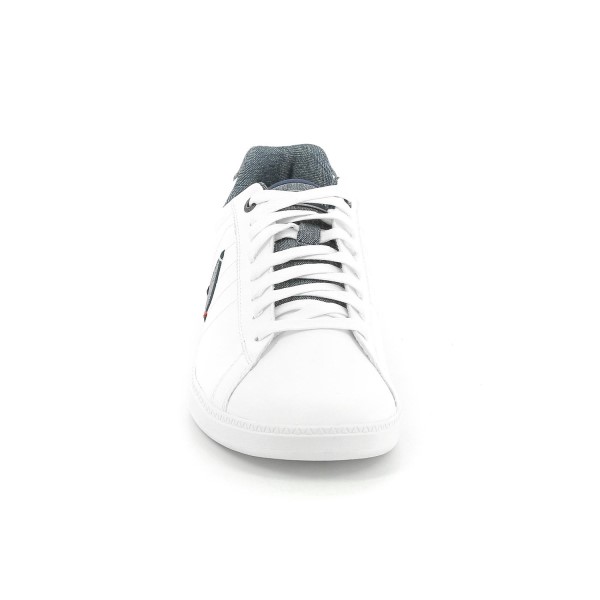 Le Coq Sportif Courtcraft - Mens Casual Shoes - Optical White/Dress Blue
