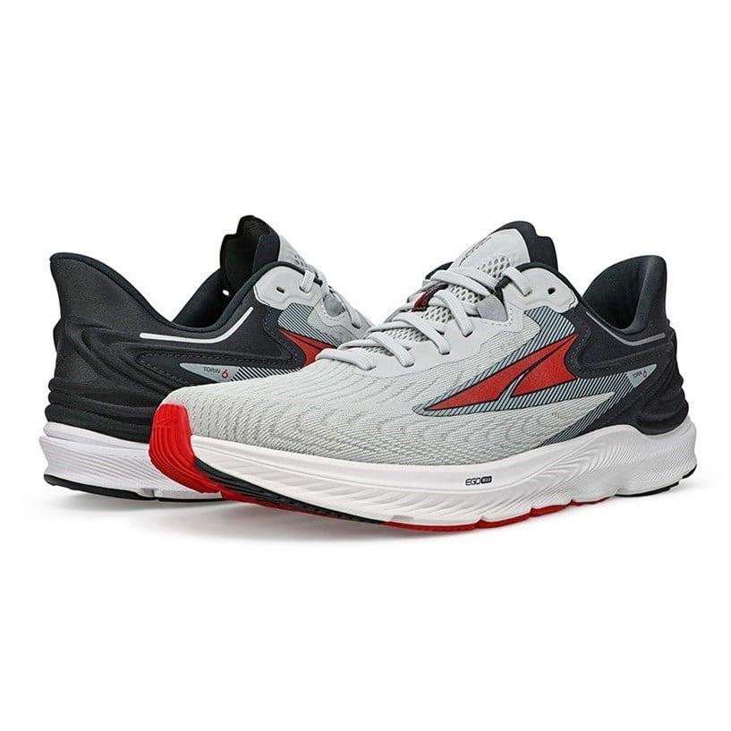 Altra Torin 6 - Mens Running Shoes - Grey/Red | Sportitude