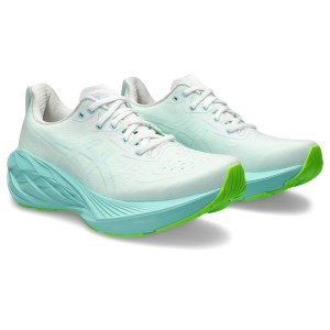 Asics NovaBlast 4 - Womens Running Shoes - White/Illuminate Mint