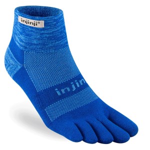 Injinji Trail Midweight Mini-Crew Performance Toe Socks