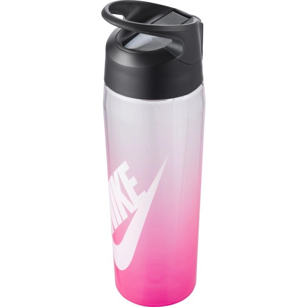 Nike TR Hypercharge Straw Graphic BPA Free Sport Water Bottle - 710ml - Pink/Anthracite