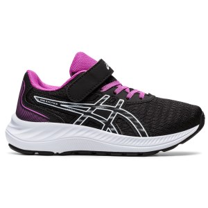 Asics Pre Excite 9 PS - Kids Running Shoes - Black/Soft Sky