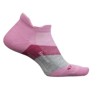 Feetures Elite Max Cushion No Show Tab Running Socks - Push Through Pink