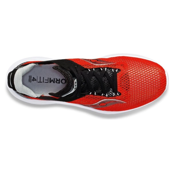 Saucony Kinvara 14 - Mens Running Shoes - Infrared/Black