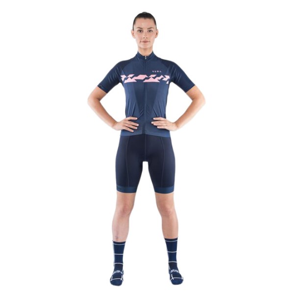 Sub4 Pro Euro Brevett Womens Cycling Jersey - Navy