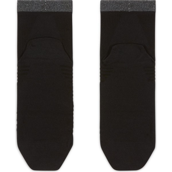 Nike Spark Lightweight Running Ankle Socks - Black/Reflective Silver
