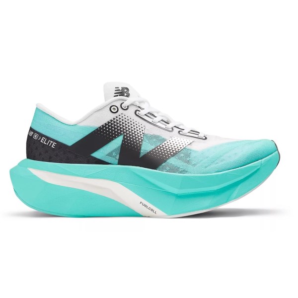 New Balance FuelCell SuperComp Elite v4 - Womens Road Racing Shoes - Cyber Jade/White/Black