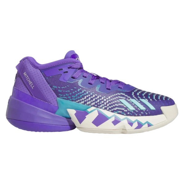 Adidas D.O.N. Issue 4 - Unisex Basketball Shoes - Purple Rush/Off White/Clear Aqua