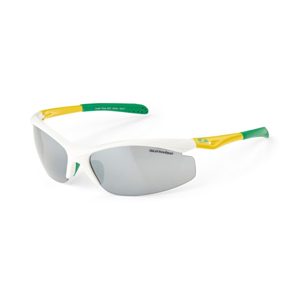 Sunwise Peak Sports Sunglasses - Aussie Green/Gold/White