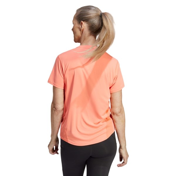 Adidas Own The Run Womens Running T-Shirt - Coral Fusion