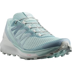 Salomon Sense Ride 4 - Womens Trail Running Shoes - Pastel Turquoise/Lunar Rock/Slate