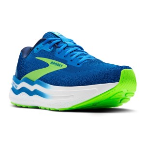 Brooks Ghost Max 2 - Mens Running Shoes - Blue/Green Gecko/PC