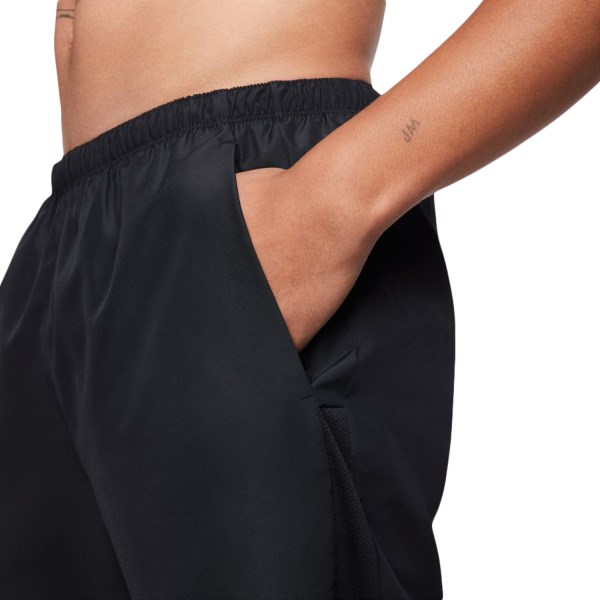 Nike Challenger 7 Inch Brief-Lined Mens Running Shorts - Black/Reflective Silver