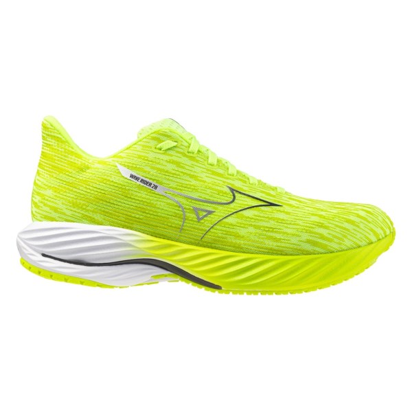 Mizuno Wave Rider 28 - Mens Running Shoes - Mizuno Neo Lime/Black/Acid Lime