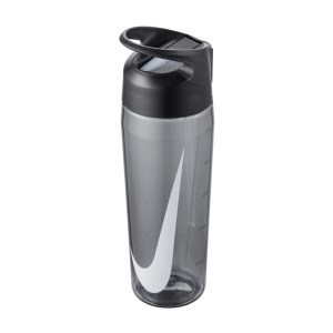 Nike TR Hypercharge Straw Graphic BPA Free Sport Water Bottle - 710ml - Anthracite/White