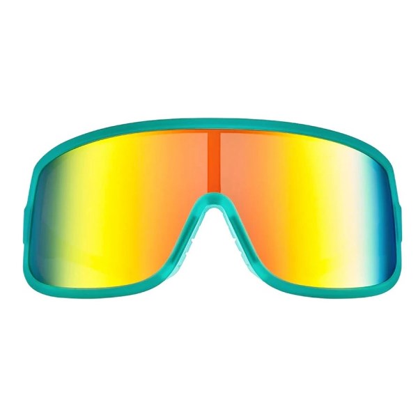 Goodr The Wrap G Polarised Sports Sunglasses - Save A Bull, Ride a Rodeo Clown