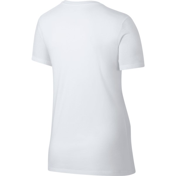 Nike Just Do It Swoosh Womens T-Shirt - White/Black