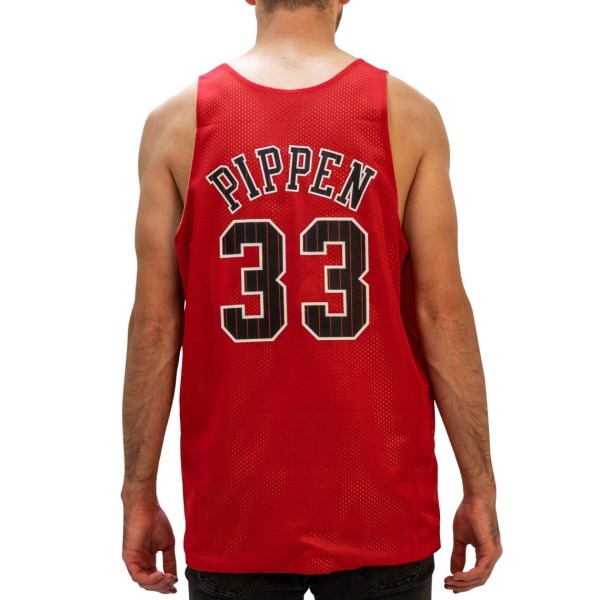 Mitchell & Ness Chicago Bulls Scottie Pippen Reversible Mesh Mens Basketball Jersey - Red