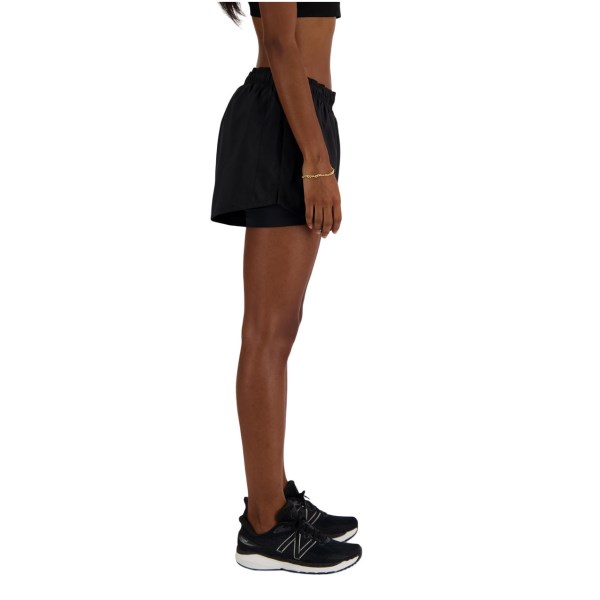 New Balance Sports Essentials 3 Inch Womens Running Shorts - Black