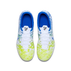 Nike Jr Mercurial Vapor 13 Club Neymar FG/MG - Kids Football Boots - White/Racer Blue/Volt/Black