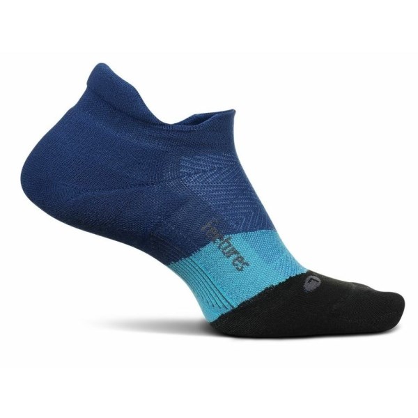 Feetures Elite Light Cushion No Show Tab Running Socks - Oceanic
