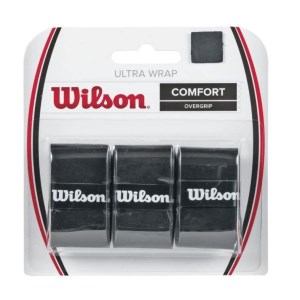 Wilson Ultra Wrap Tennis Overgrip - 3 Pack - Black