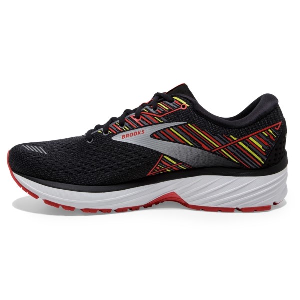 Brooks Defyance 12 - Mens Running Shoes - Black/Red/Yellow