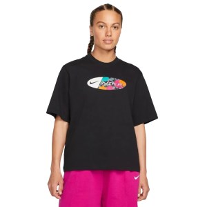 Nike Sportswear Icon Clash Boxy Womens T-Shirt - Black/Grey