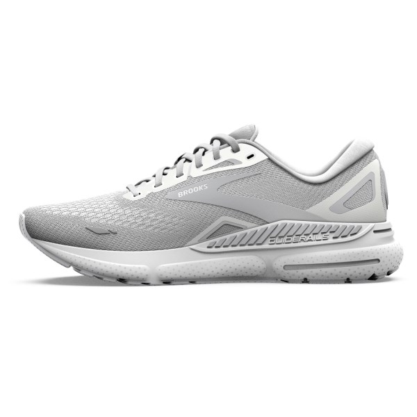 Brooks Adrenaline GTS 23 - Womens Running Shoes - White/Oyster/Silver