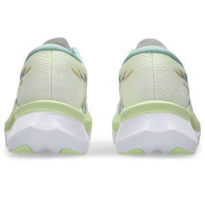 Asics Magic Speed 4 - Womens Road Racing Shoes - White/Celadon