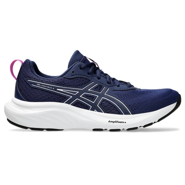 Asics Contend 9 - Womens Running Shoes - Blue Expanse/Pale Pink