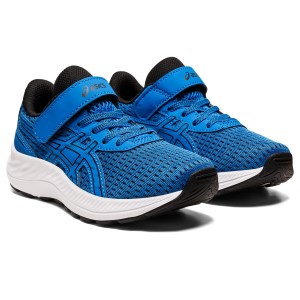 Asics Pre Excite 9 PS - Kids Running Shoes - Electric Blue/Black