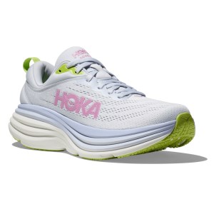 Hoka Bondi 8 - Womens Running Shoes - Sea Ice/Pink Twilight