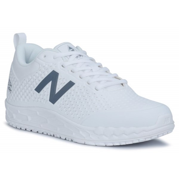 New Balance Slip-Resistant Fresh Foam 906 - Womens Work Shoes - White ...