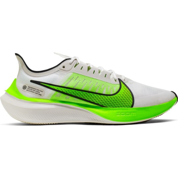 Nike Zoom Gravity - Mens Running Shoes - Platinum Tint/Electric Green