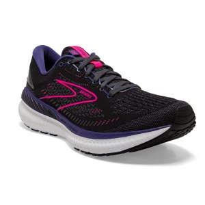 Brooks Glycerin GTS 19 - Womens Running Shoes - Black/Ebony/Pink