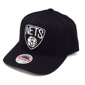 Mitchell & Ness Brooklyn Nets Team Logo Basketball Cap - Black
