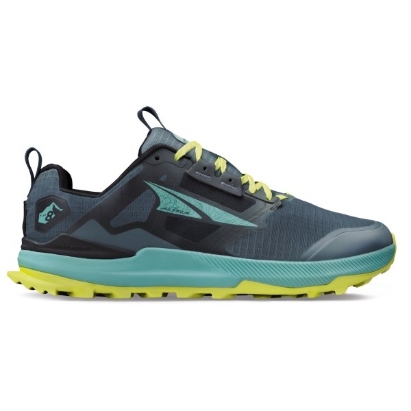 Altra Lone Peak 8 - Mens Trail Running Shoes - Black/Green Strike
