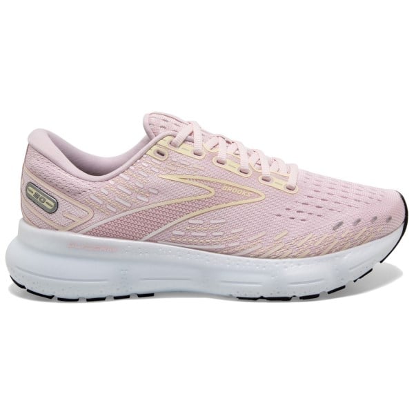 Brooks Glycerin 20 - Womens Running Shoes - Pink/Yellow/White